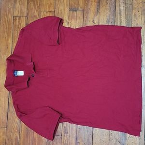 Patagonia Shirt polo short Sleeve Organic Cotton red @C5